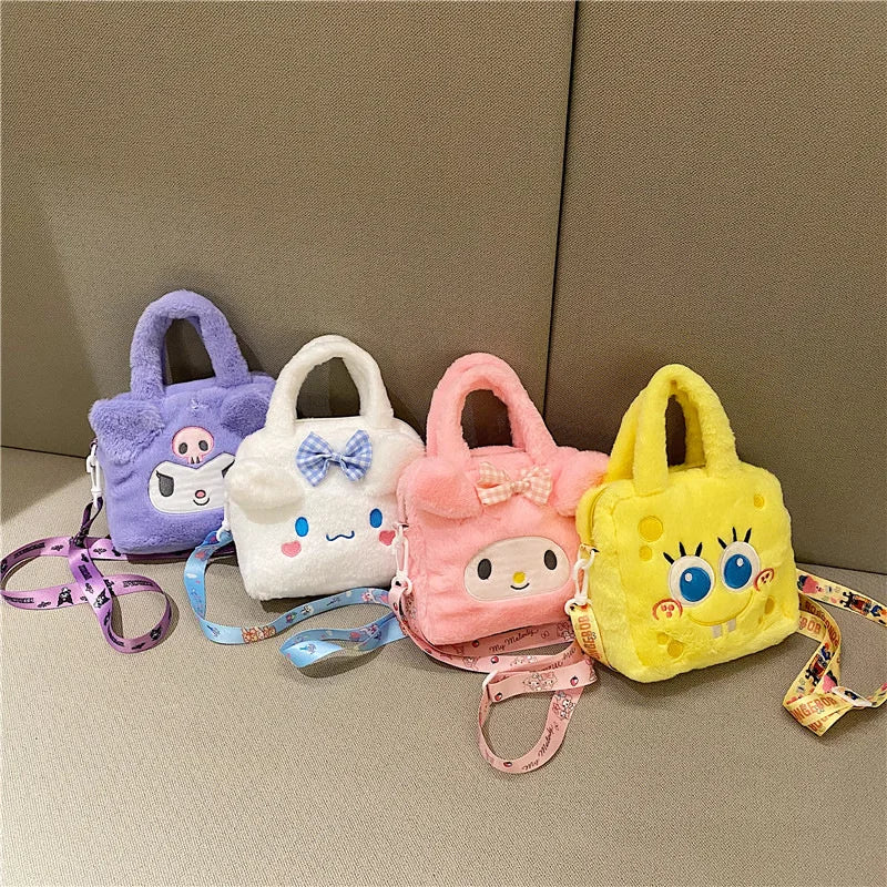 Kawaii Kuromi CinnamoN roll Melody Cartoon Anime Crossbody Bag