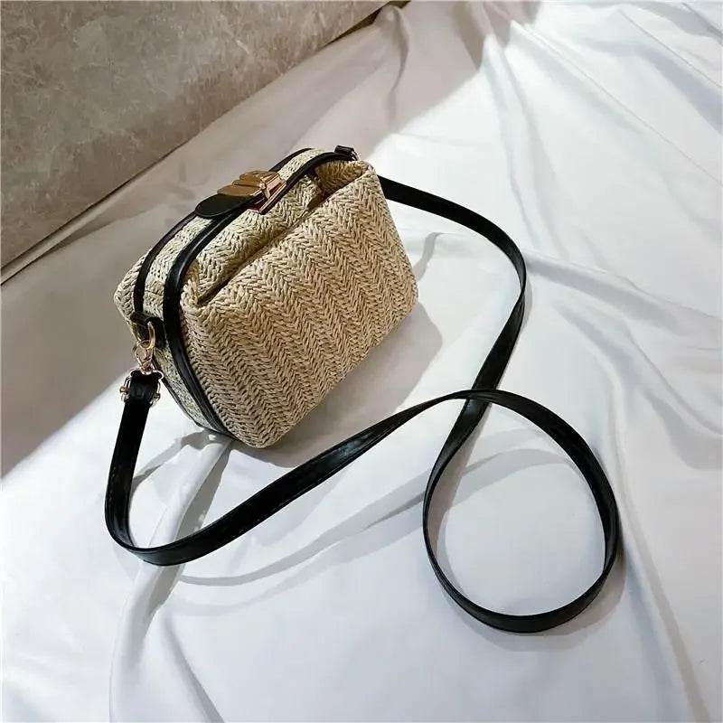 Cute Straw Tassel Crossbody Bag Bohemian
