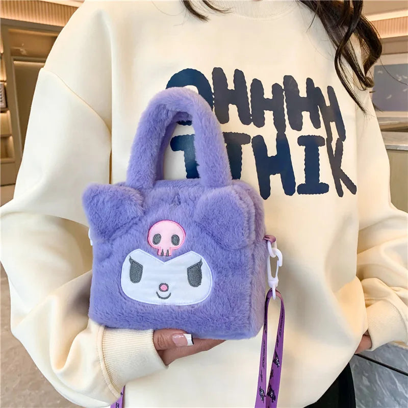 Kawaii Kuromi CinnamoN roll Melody Cartoon Anime Crossbody Bag