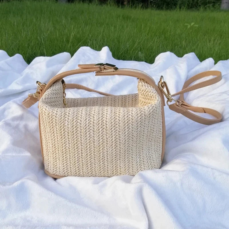 Cute Straw Tassel Crossbody Bag Bohemian