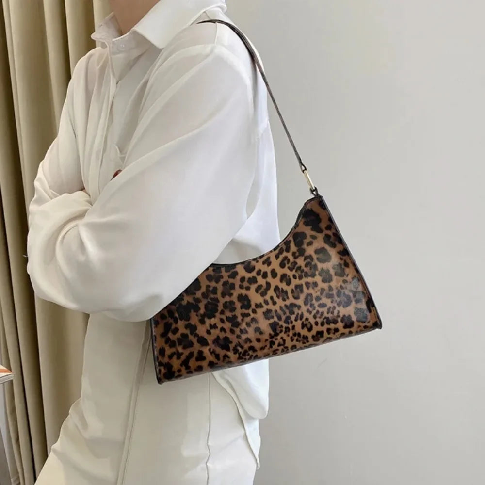High Quality Leopard Armpit Purse Bag