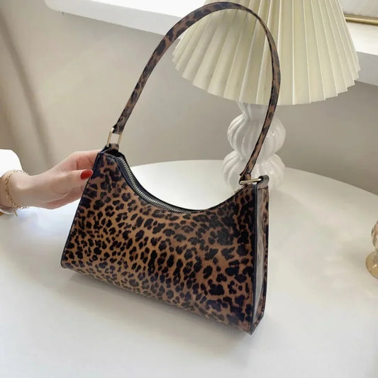High Quality Leopard Armpit Purse Bag