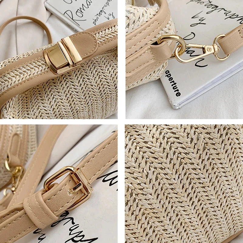 Cute Straw Tassel Crossbody Bag Bohemian