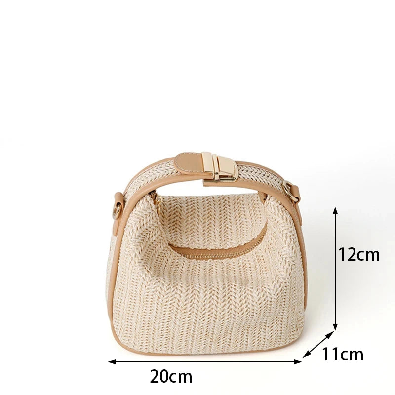 Cute Straw Tassel Crossbody Bag Bohemian